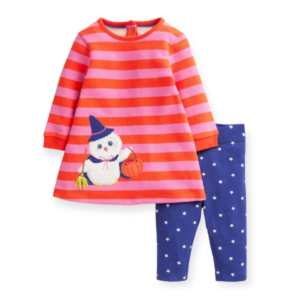 NEW Baby Boden Halloween owl outfit